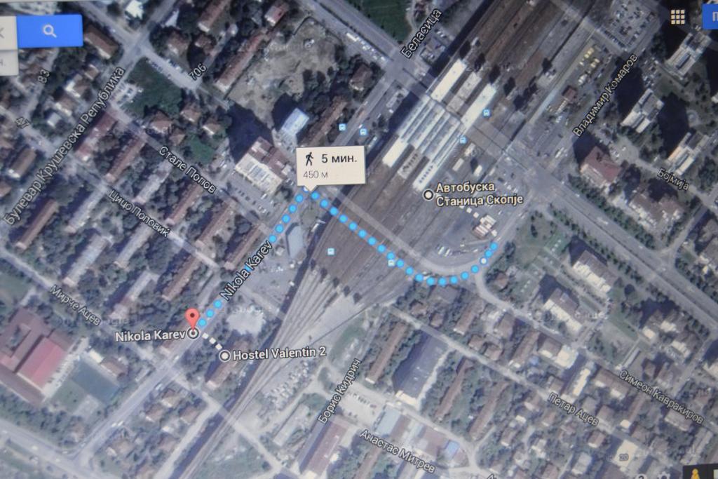 Hostel Valentin 2 Skopje Eksteriør billede